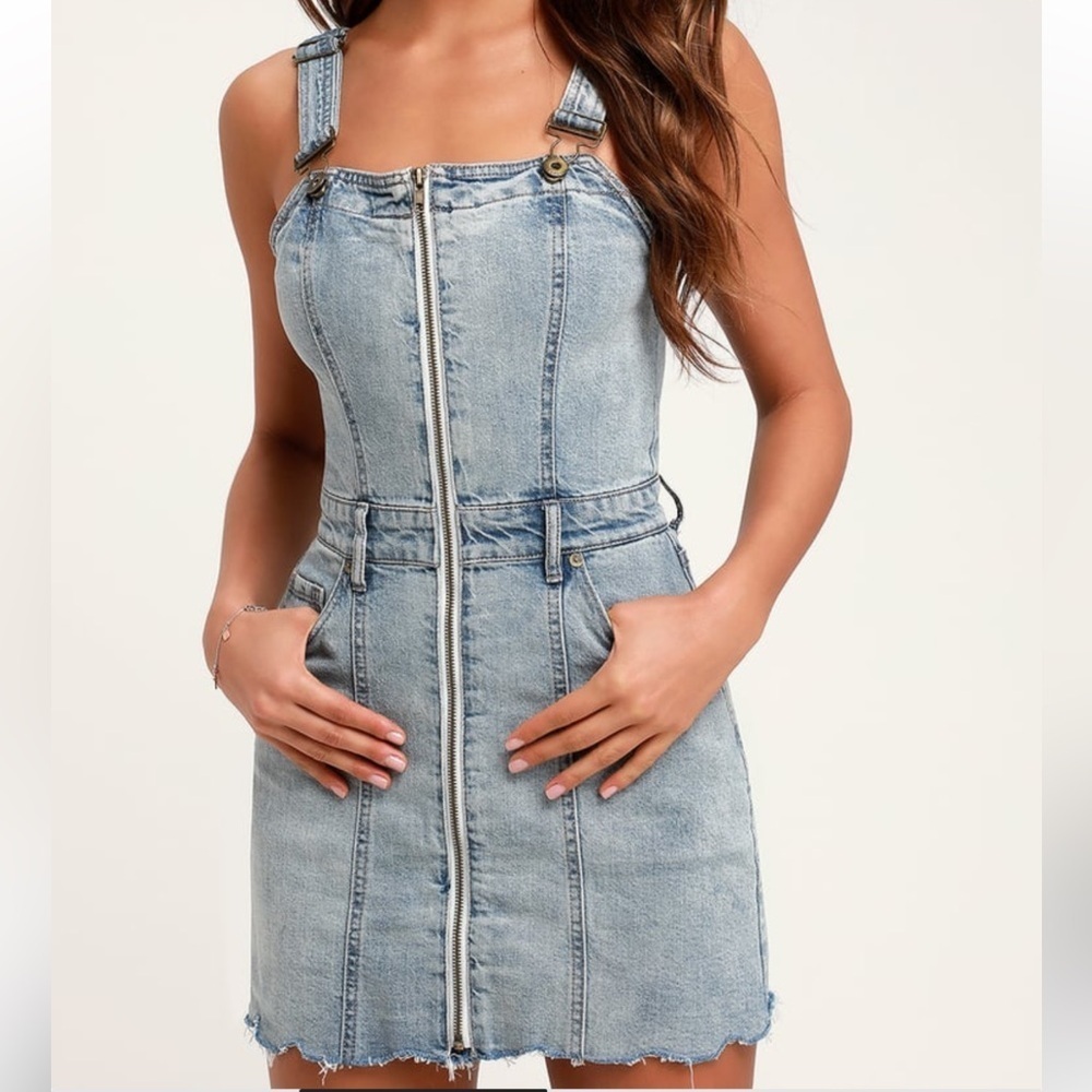 Pistola Nina Overall Dress in El Segundo
